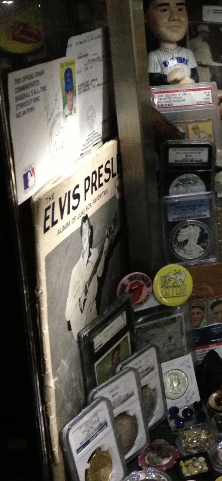 ELVIS PRESLEY AUTOGRAPHED 1955 1ST EVER CONCERT BOOK COVER REPRINT OF ORIGINAL