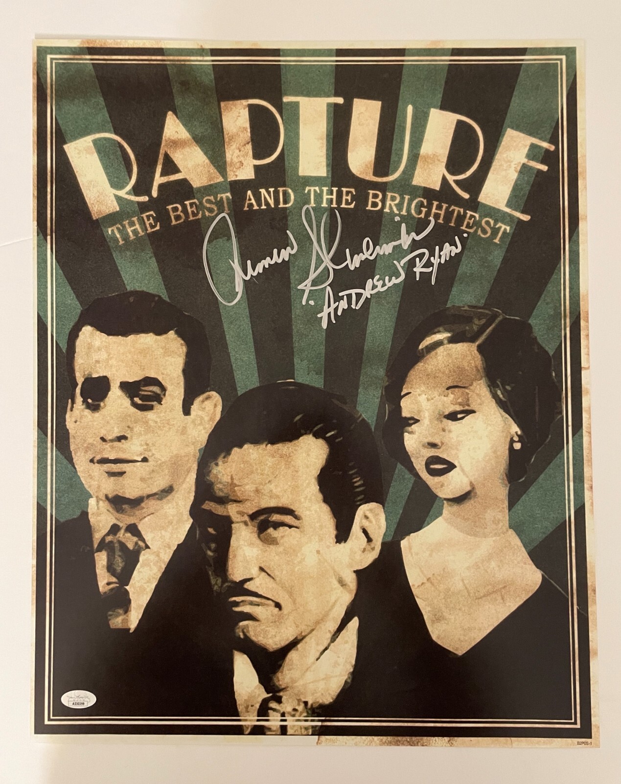 Armin Shimerman Signed 16×20 Bioshock Andrew Ryan Authentic Autograph JSA COA