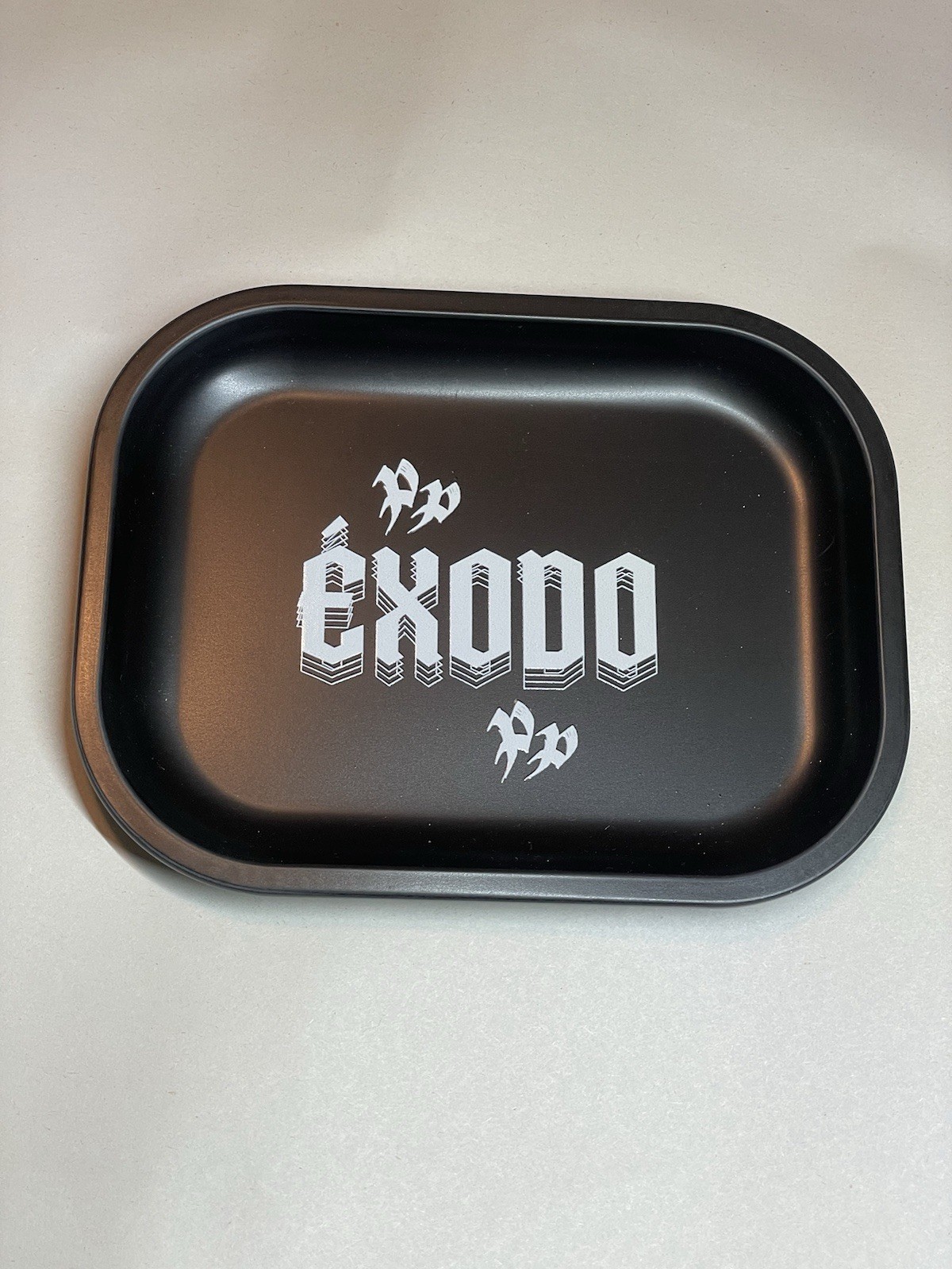 Authentic Official Peso Pluma Merch 2024 Exodo Doble P Rolling Tray Black