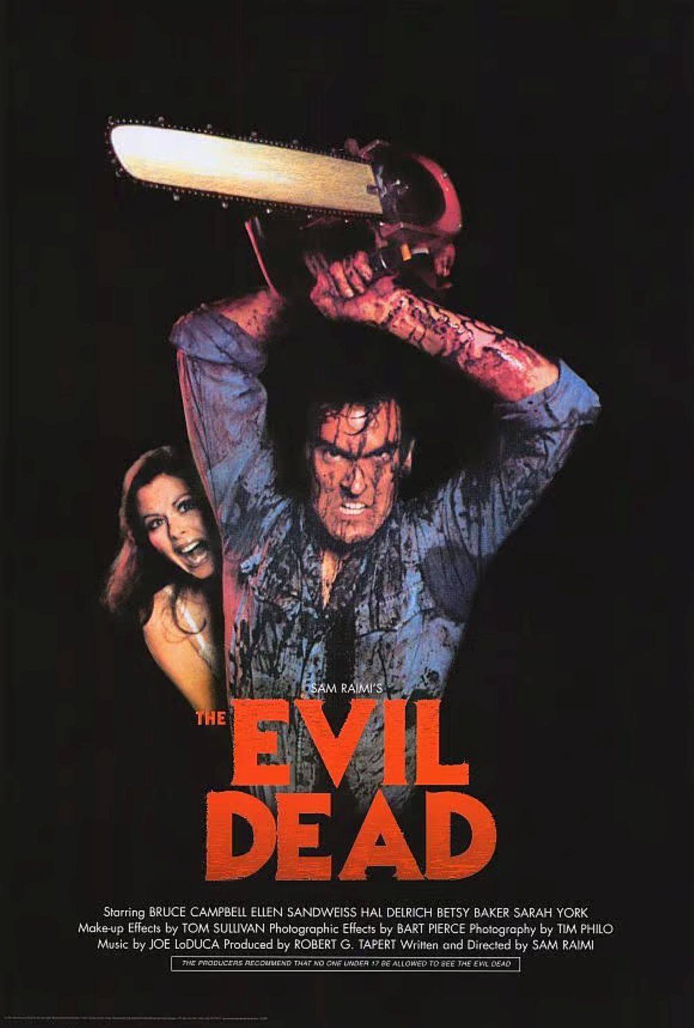 THE EVIL DEAD Poster 27″ X 40″ Brand New Autographed & Personalized Inscription