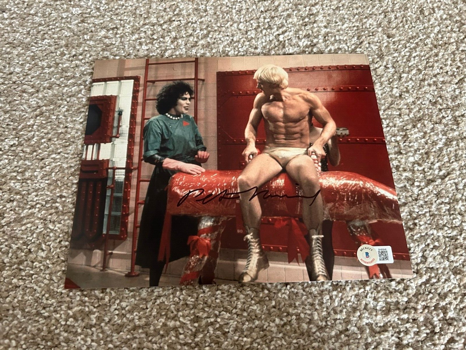 PETER HINWOOD Signed Autograph 8×10 Photo ROCKY HORROR SHOW ABS BAS BECKETT D