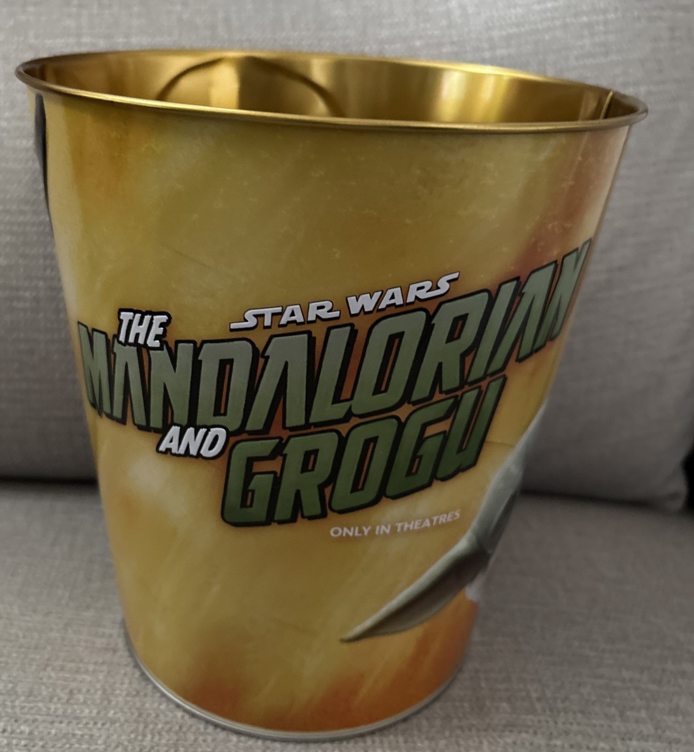 Star Wars The Mandalorian & Grogu Movie Embossed Popcorn Bucket Tin Cinemark