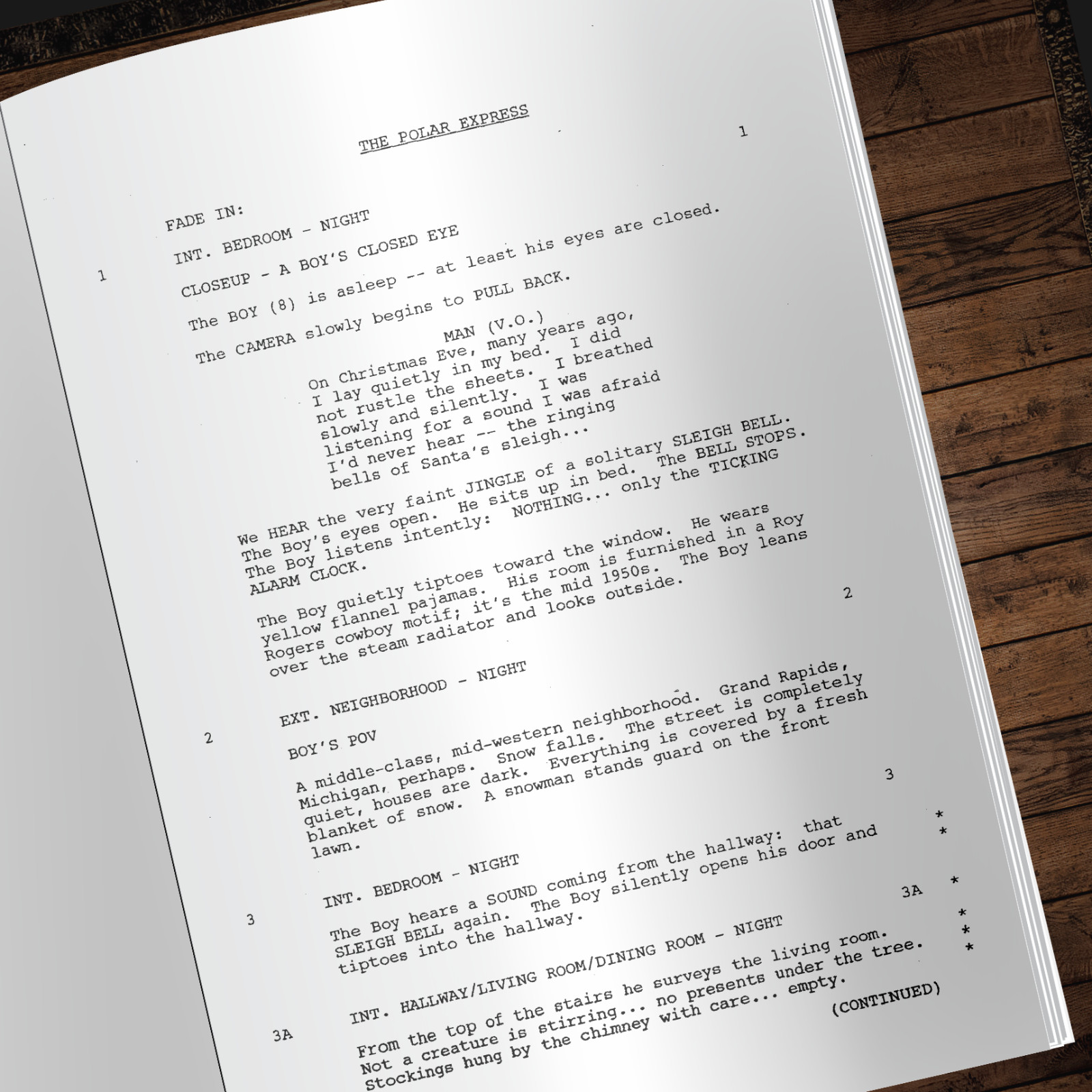 The Polar Express Movie Script Signed, Autographed Reprints, Holiday, Christmas