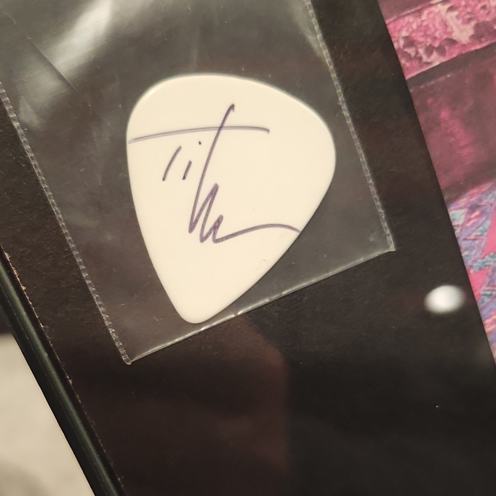 Tim McGraw and Faith Hill Autographed Guitar Picks Country Music Collectible