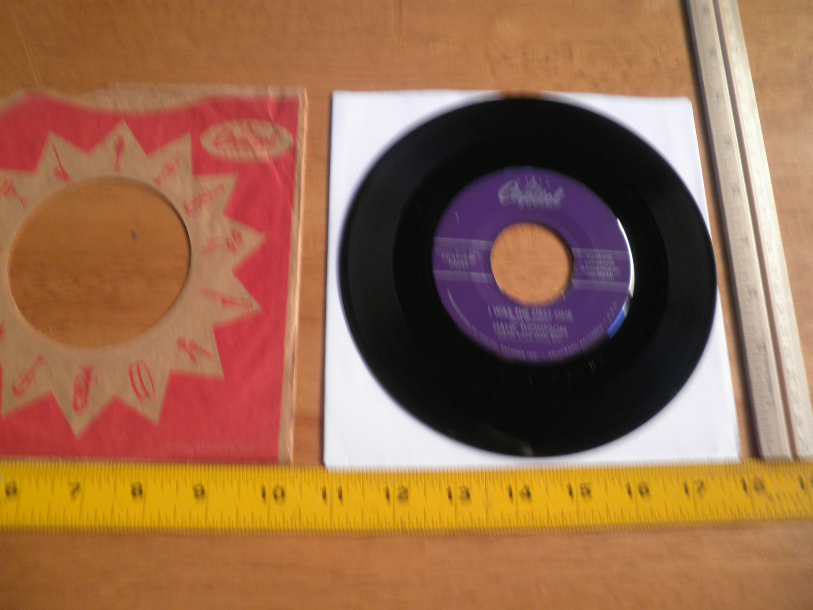 1957 Hank Thompson Capitol Records 3623 45 RPM VG+ Rockin in the Congo