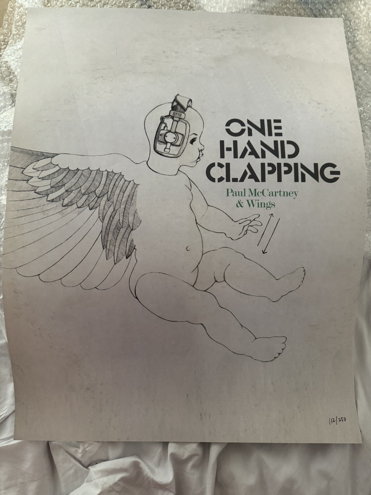 Paul McCartney: One Hand Clapping LE /250 Hand Numbered Poster (IN HAND) Crease