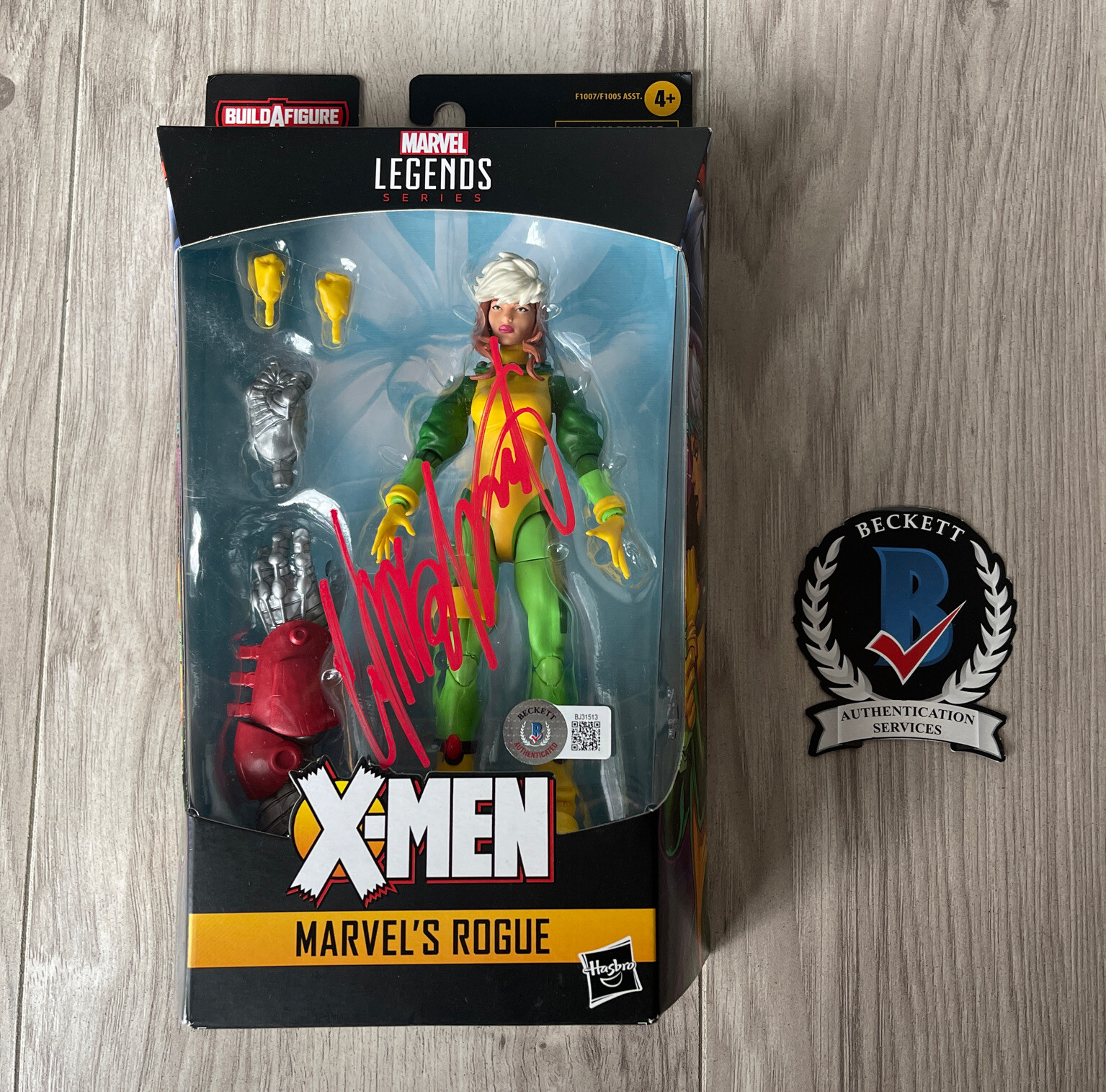 Chris Claremont Signed Rogue X-Men Marvel Legends Figure Beckett QR CODE COA