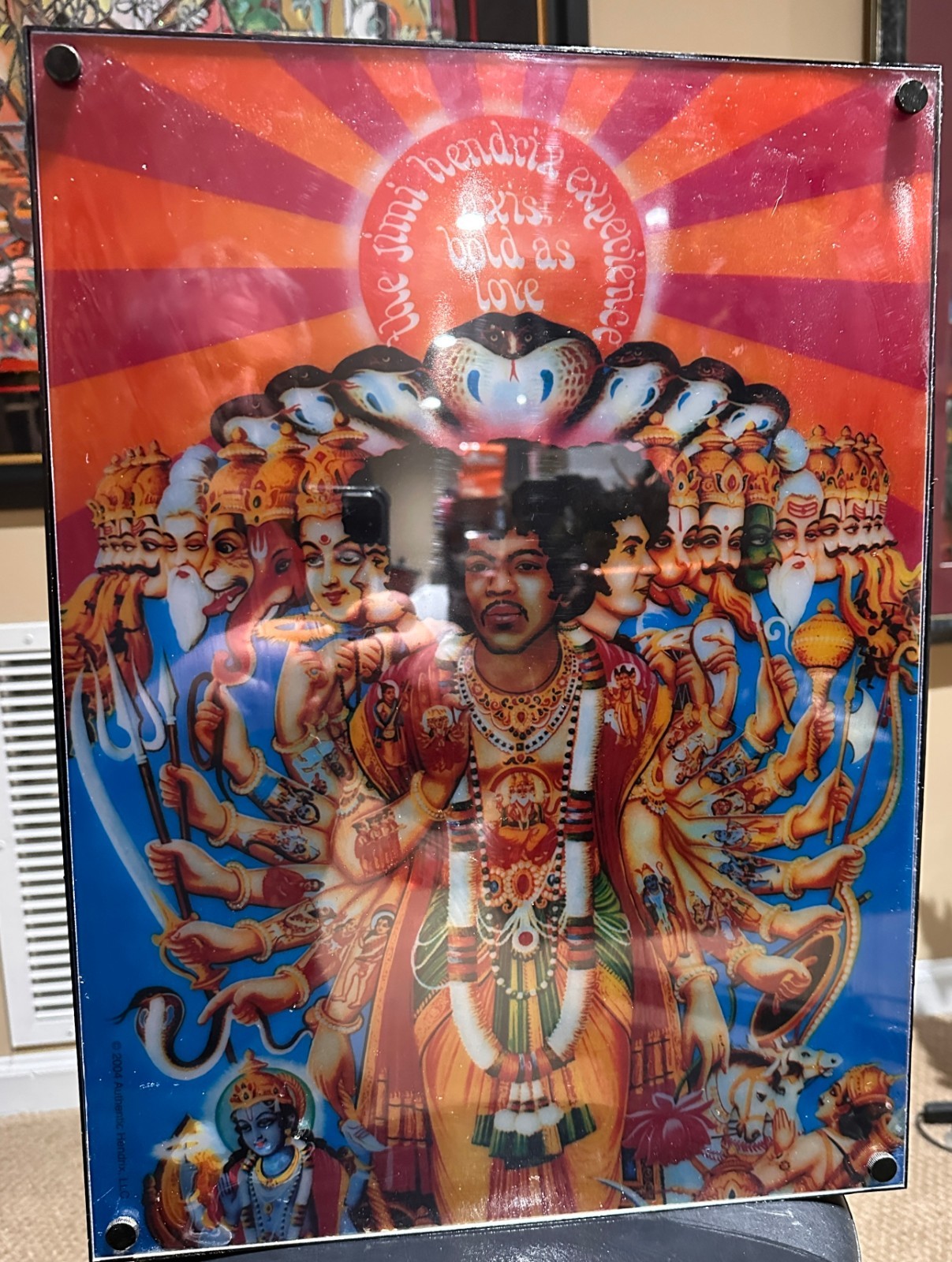 Jimi Hendrix Experience Axis Bold As Love Light Box, Rare, Limited