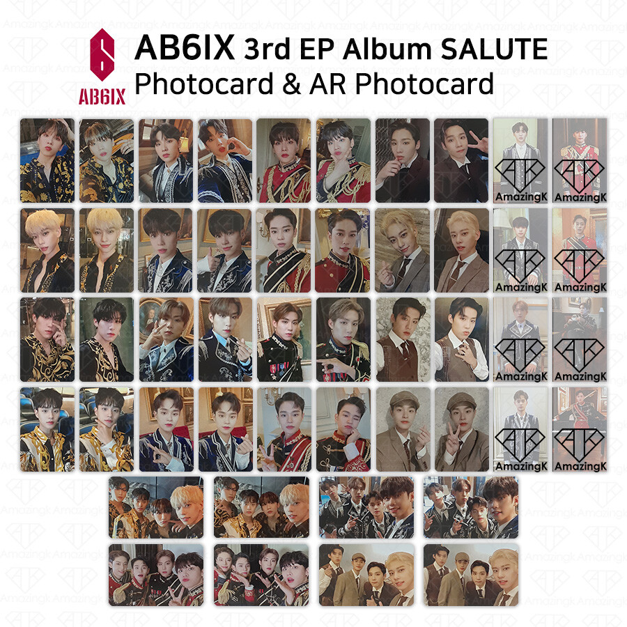 AB6IX 3rd Mini Album EP Salute Photocard AR Photocard Royal Ver Loyal Ver KPOP