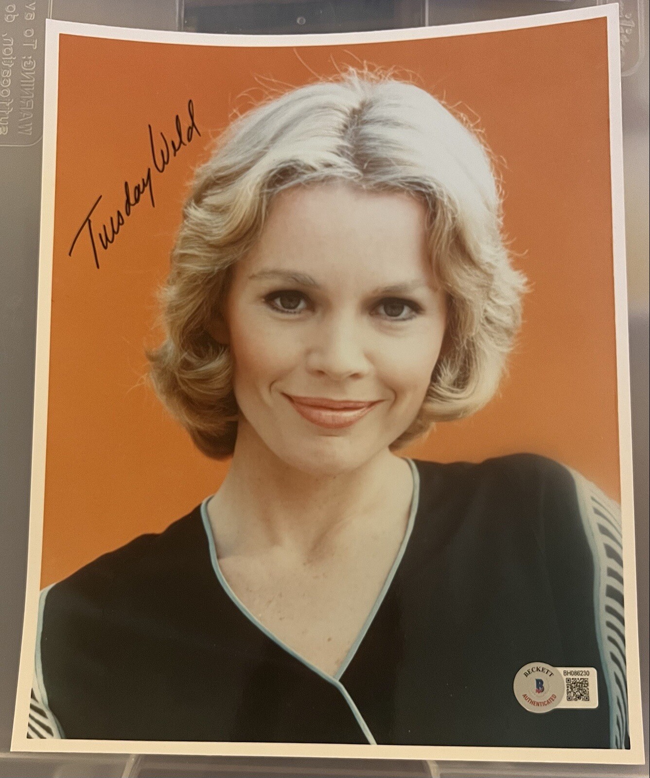 Tuesday Weld ￼Signed Autographed Beautiful Sexy Color 8×10 Vintage