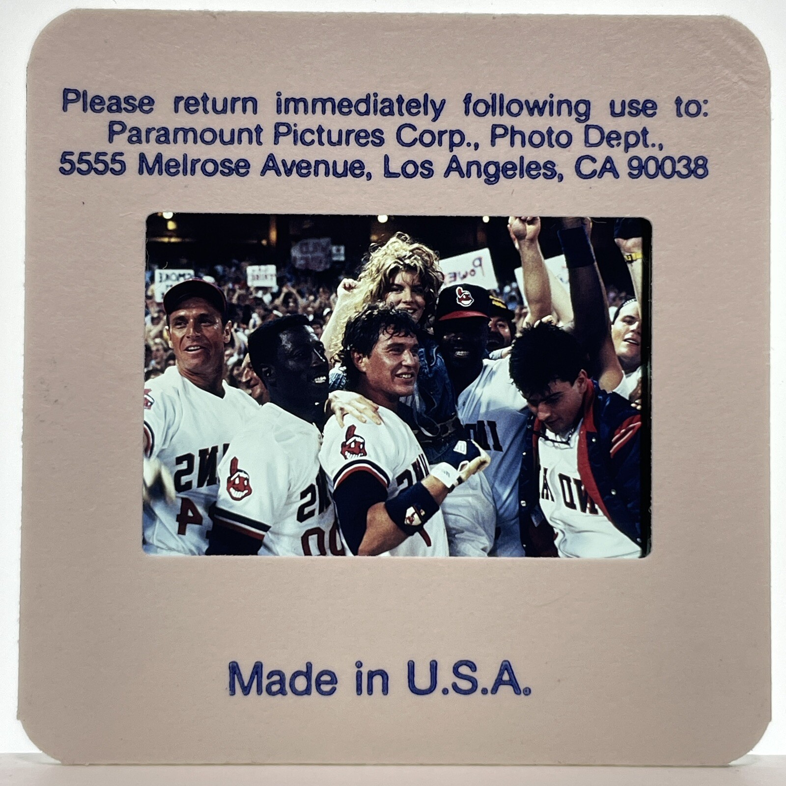 35mm Slide Major League 80s Baseball Movie Vintage Publicity Promotion #12