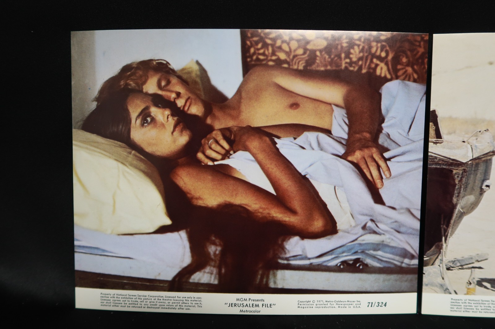 Jerusalem File 1971 Lobby Cards Mini Stills 8 x 10 NSS 71/324 Bruce Davison
