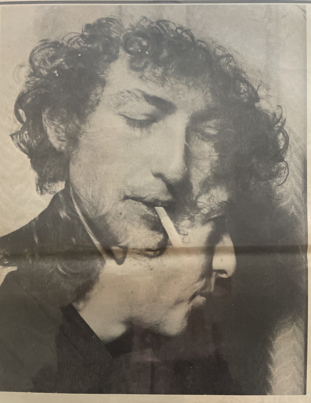 1967 BOB DYLAN, John Wesley Harding, Record Promo Ad