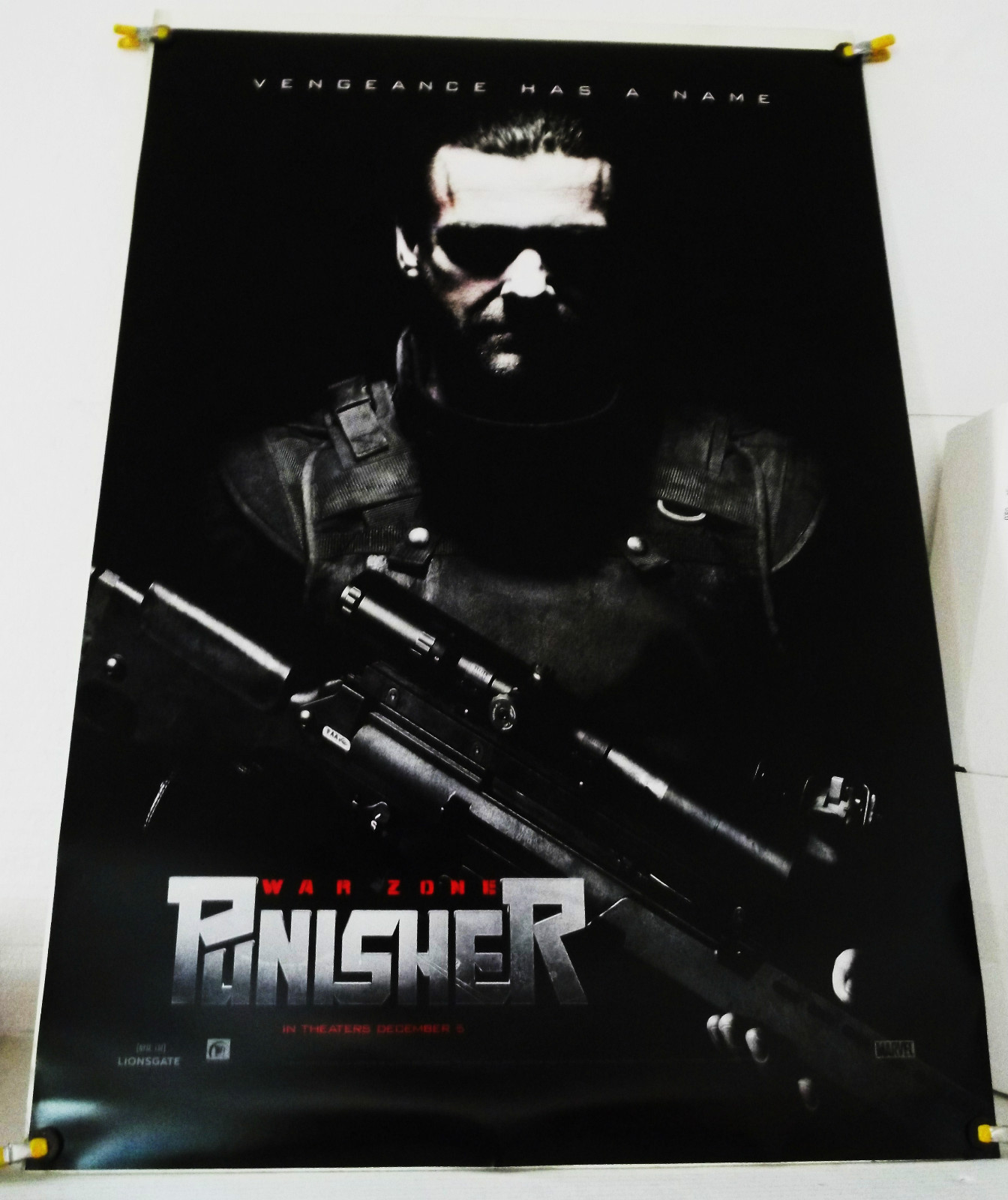 PUNISHER: WAR ZONE DS ROLLED TSR ORIG 1SH MOVIE POSTER DOMINIC WEST (2008)