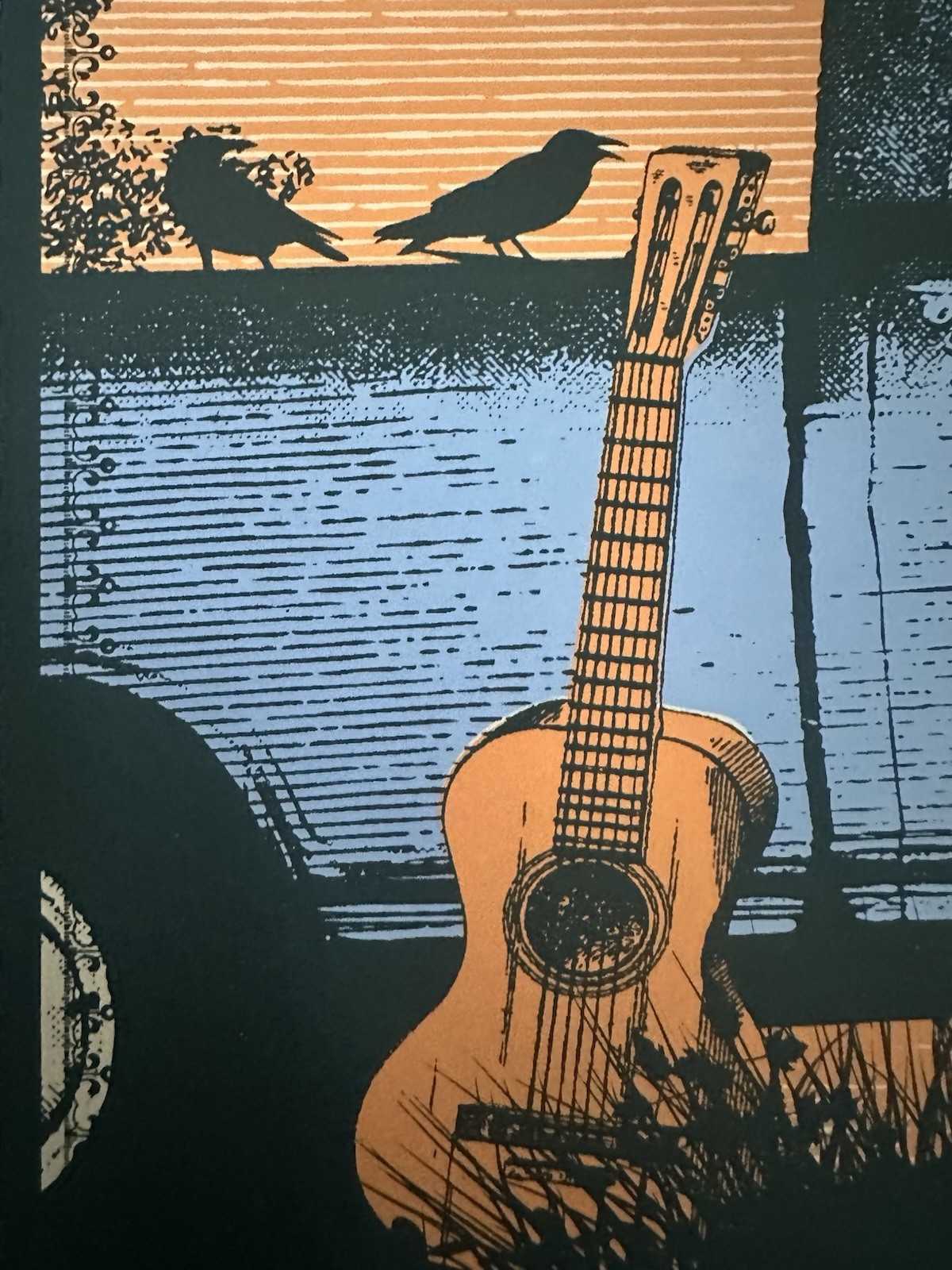 Willie Nelson & Old Crow Medicine Show Concert Poster Status Serigraph 18″x24″