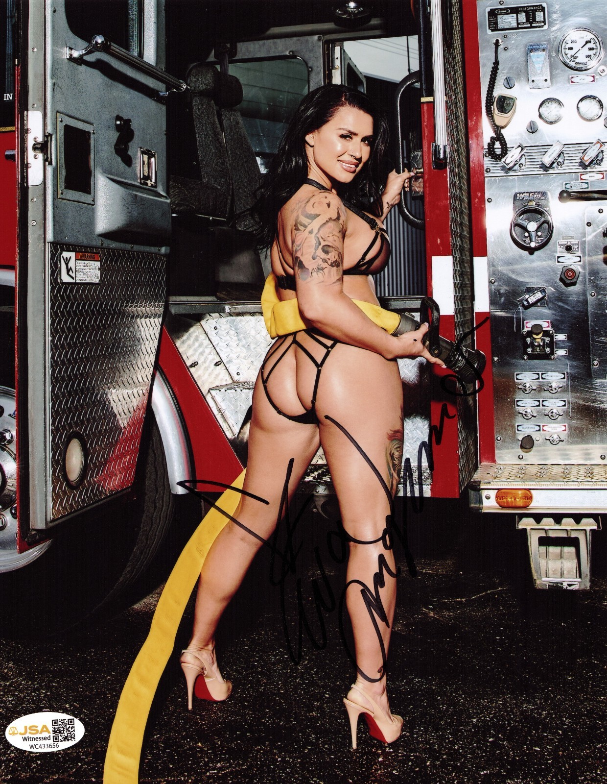 Eva Angelina Adult Video Star signed Hot 8×10 photo Proof #9 JSA Witnessed