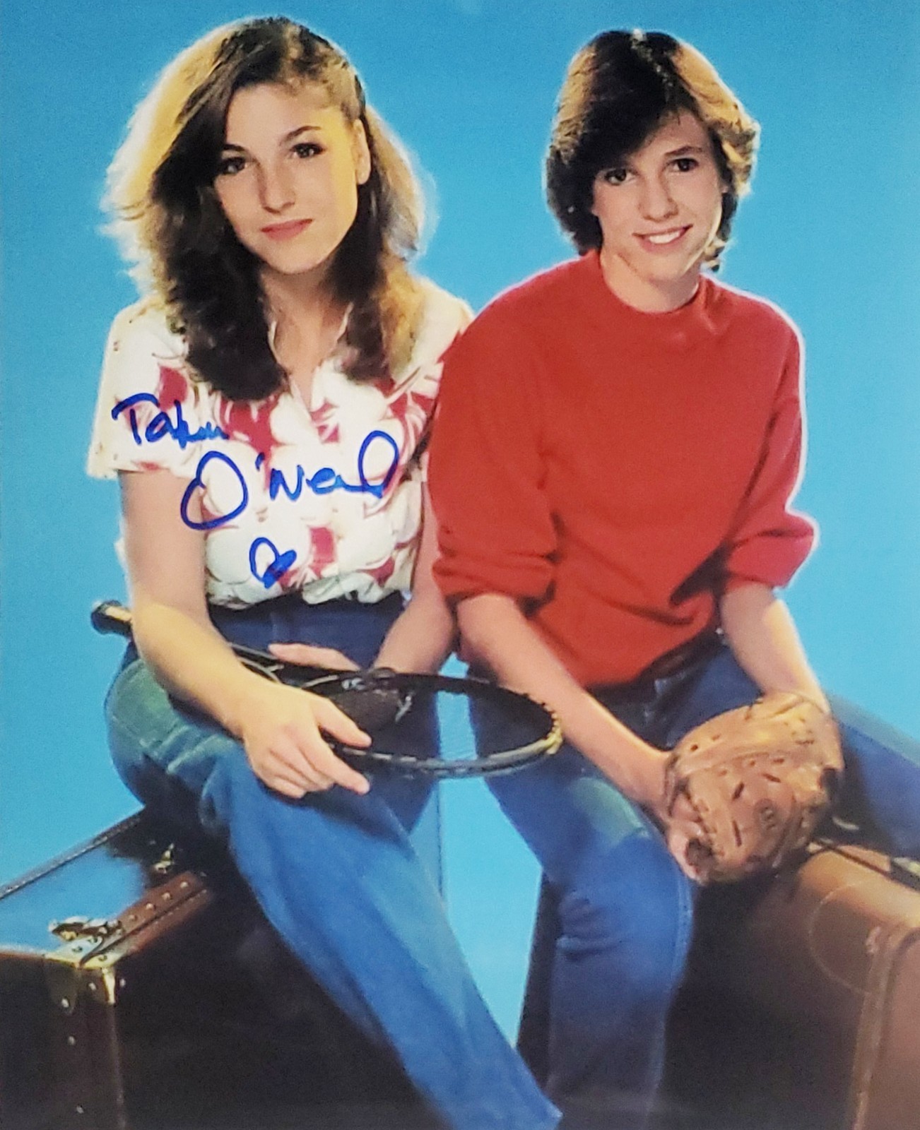 Tatum O’Neal LITTLE DARLINGS signed 8×10 # G19