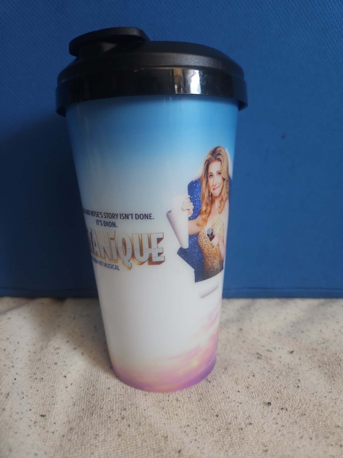 Titanique Broadway Musical 16 oz Souvenir Sippy Cup w/ Reusable Lid