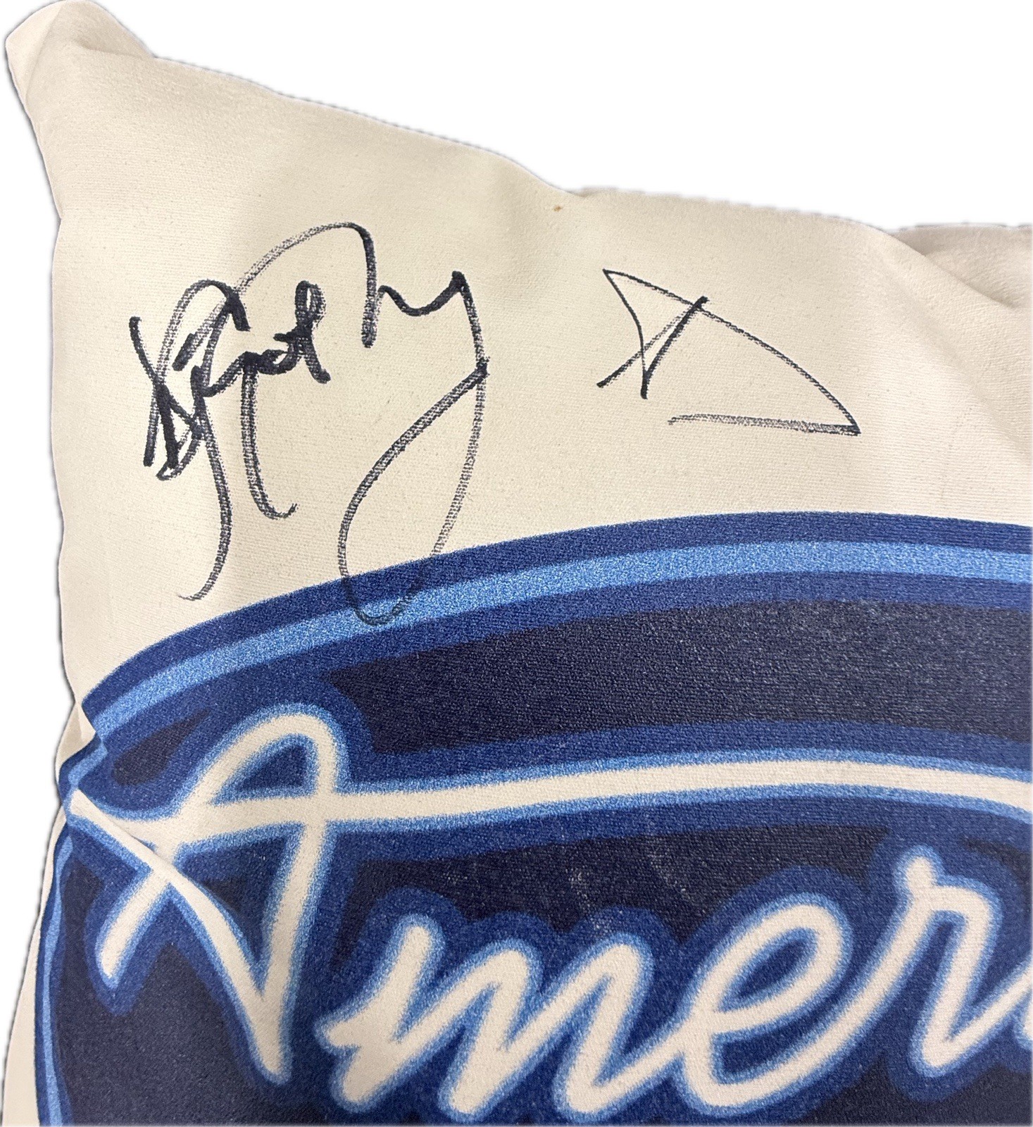 Season 8 American Idol Signed Bundle- Pillow, Shirt And Photo