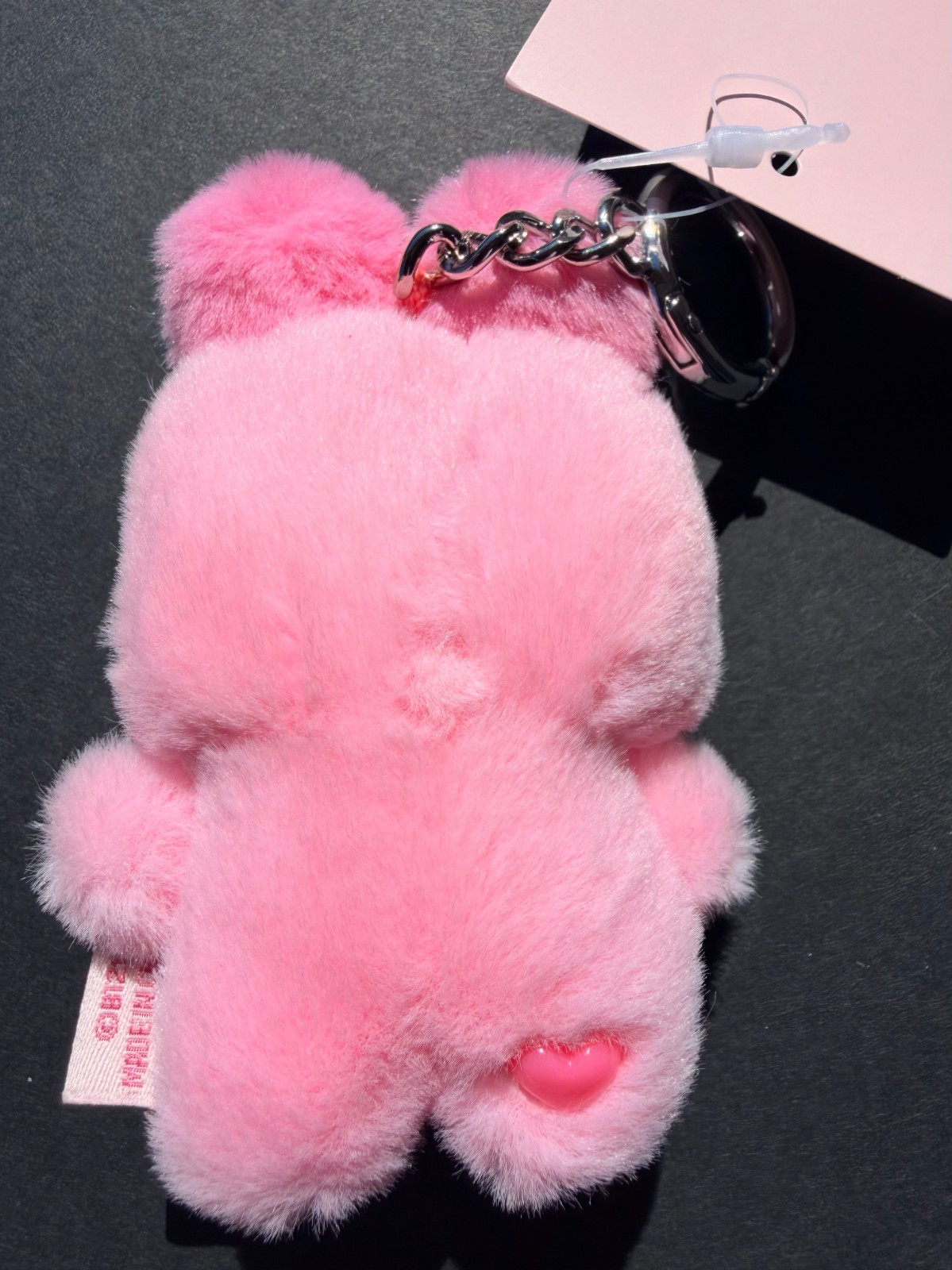 Official BT21 Plush Doll Figure heart love pink edition Keychain bag charm BTS