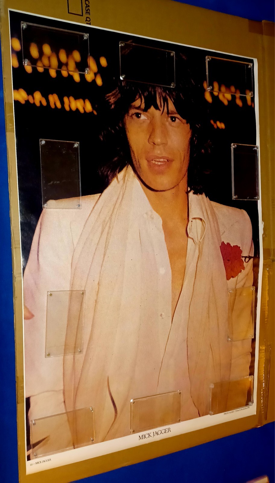 MICK JAGGER ROLLING STONES VINTAGE 60s 70s ROCK MUSIC PORTRAIT POSTER 23″x 35″🔥