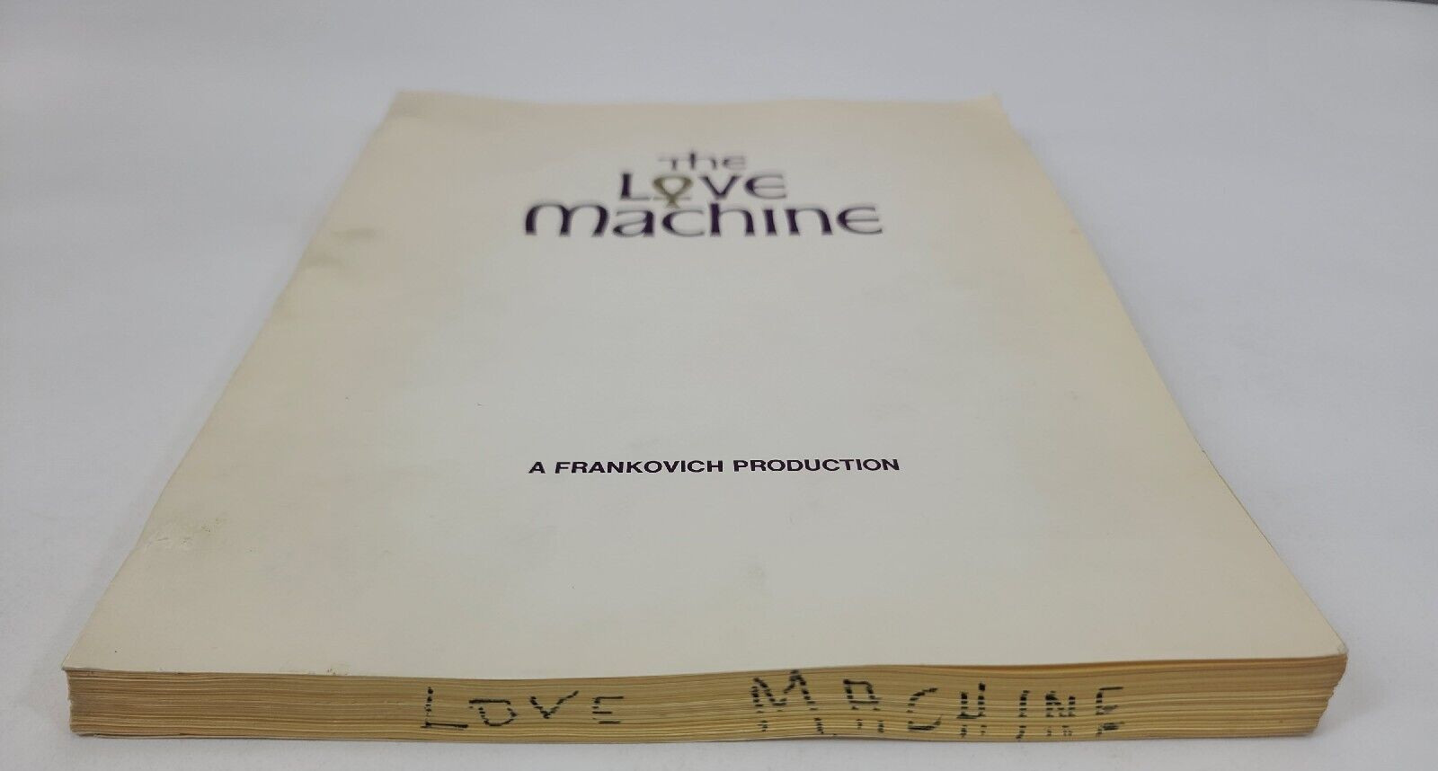 THE LOVE MACHINE / Samuel Taylor 1970 Screenplay, Dyan Cannon tv newscaster