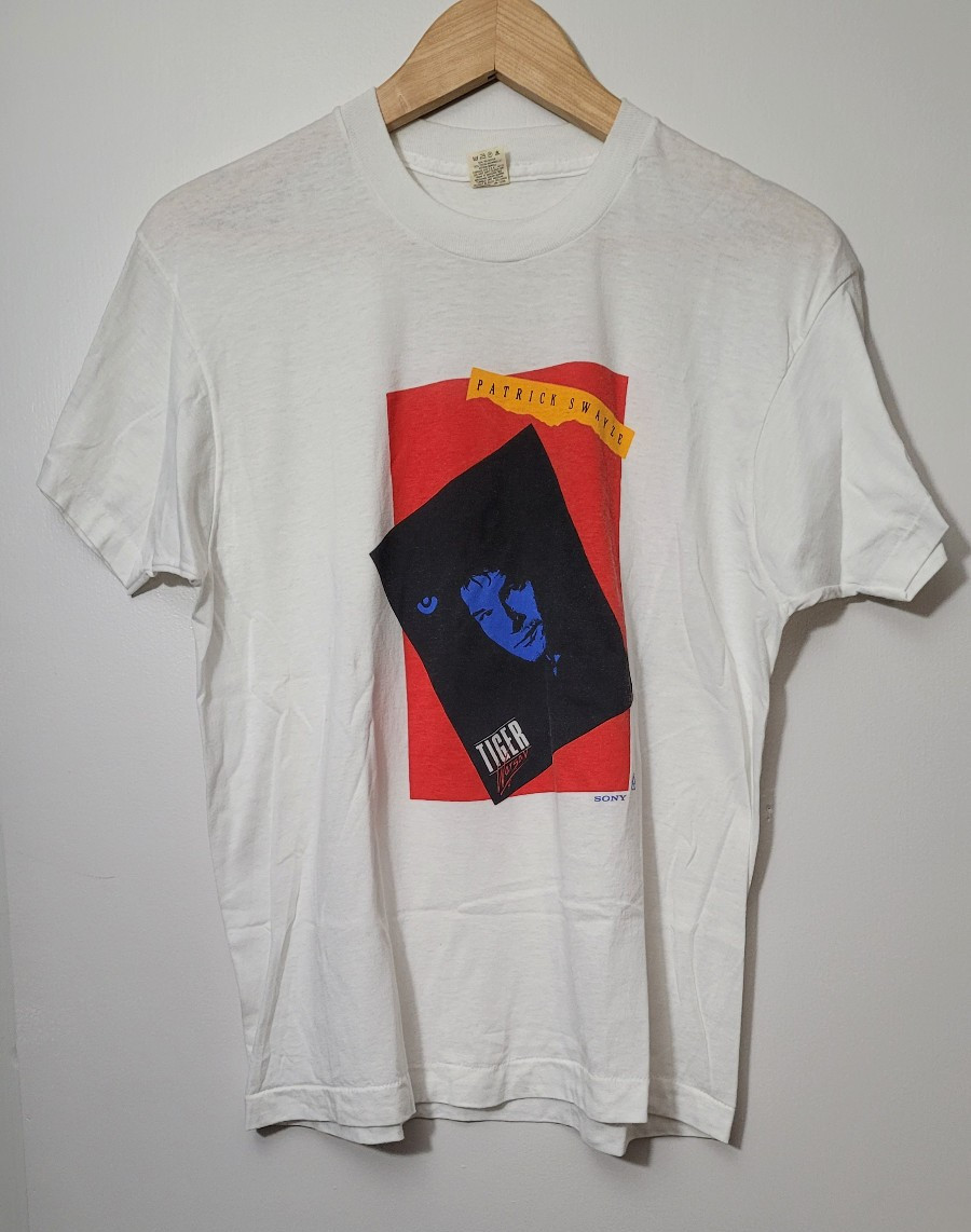 Patrick Swayze Tiger Warsaw Promo T‑Shirt / Sony–1988 Vintage Video Store Item
