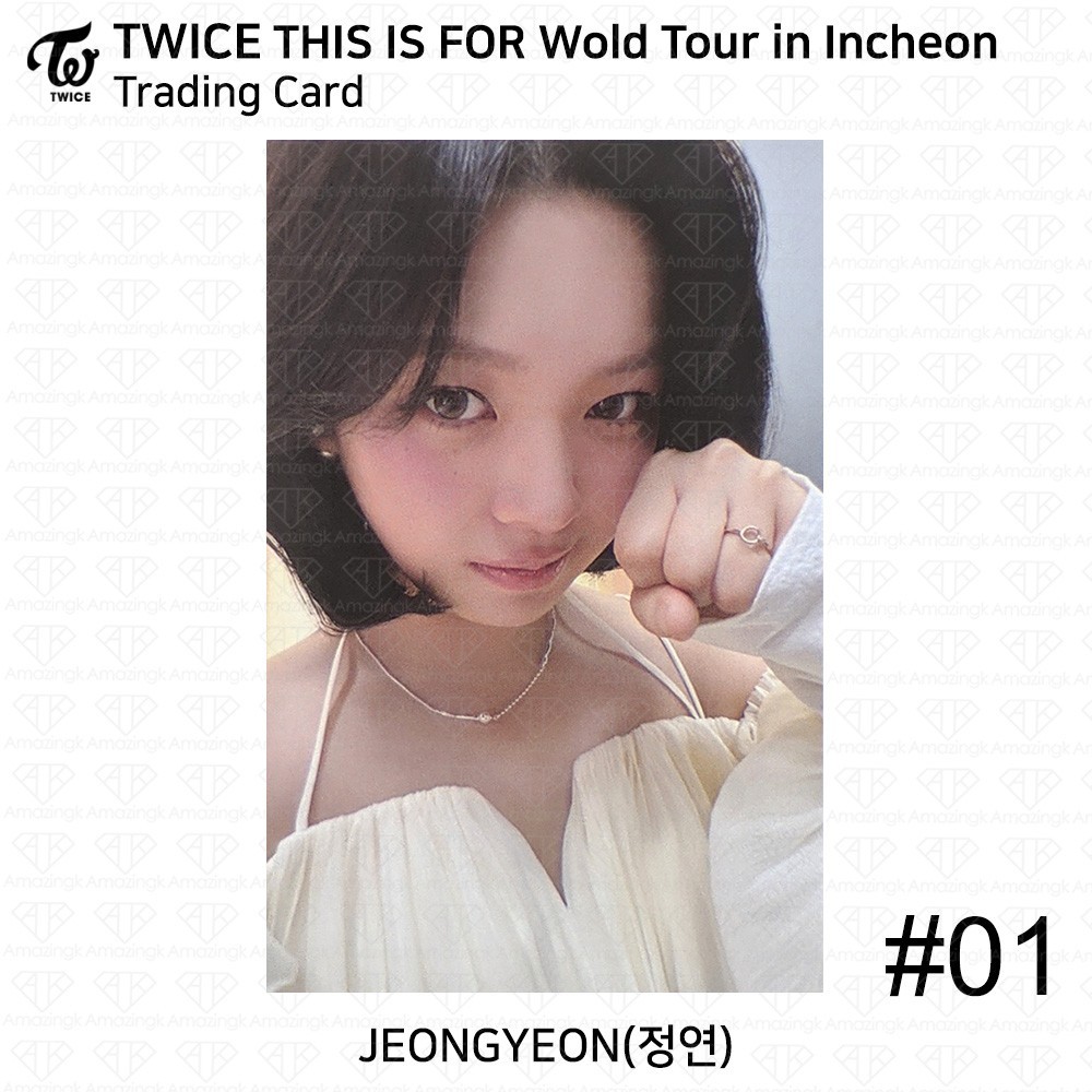 TWICE THIS IS FOR World Tour In INCHEON Trading Card KPOP K-POP MOMO SANA MINA