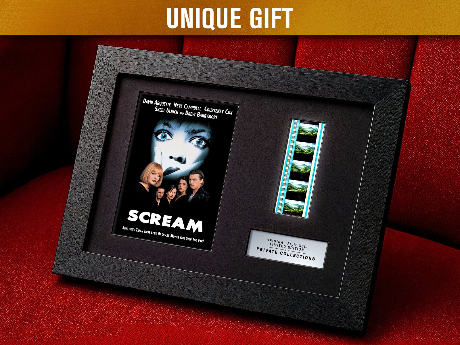 SCREAM (1996) Certified 35mm Film Cells in an LED Backlit Frame