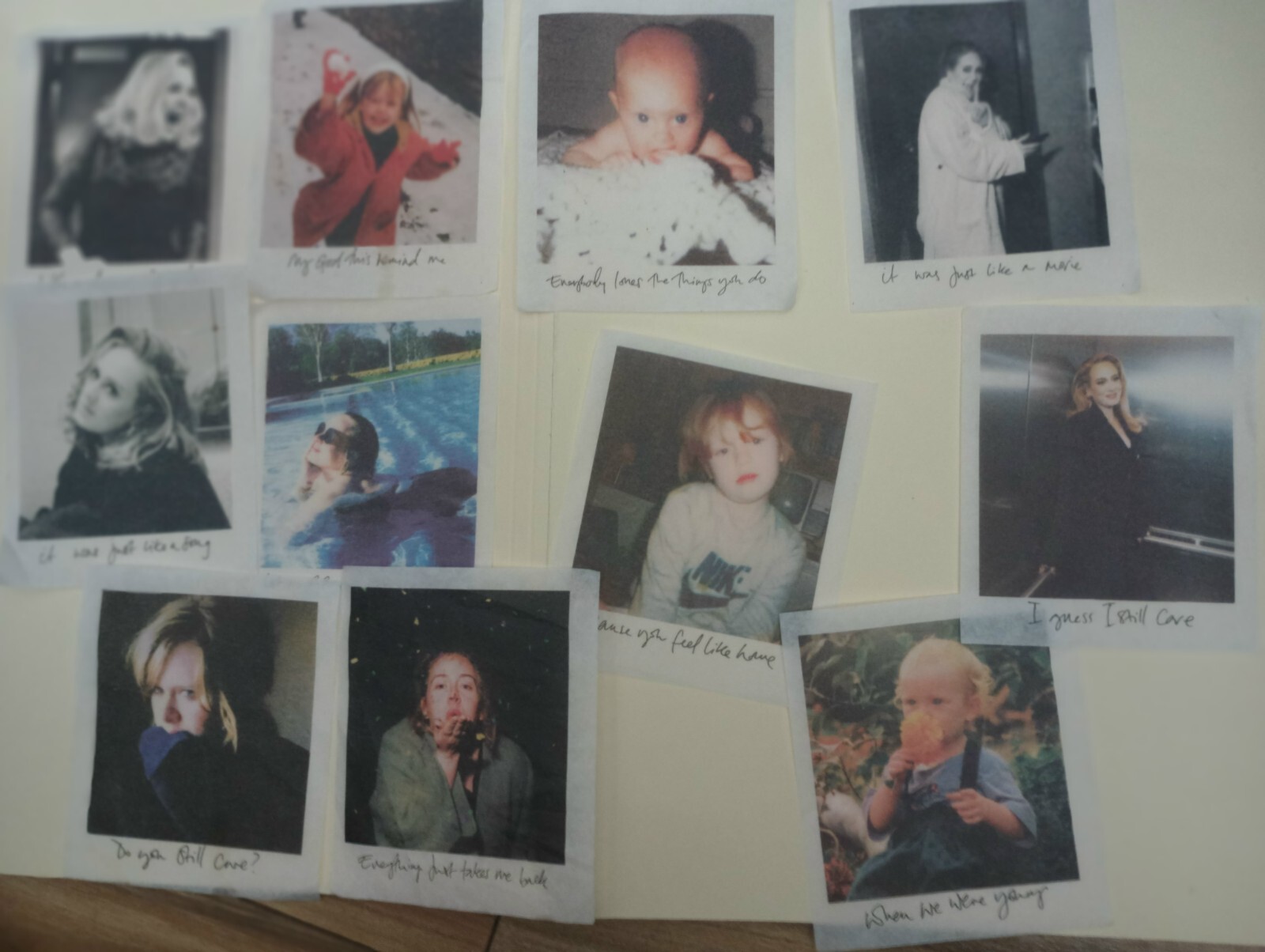 Adele 12Picture Confetti LasVegas Residency Including Rainbow Heart Confetti Mix