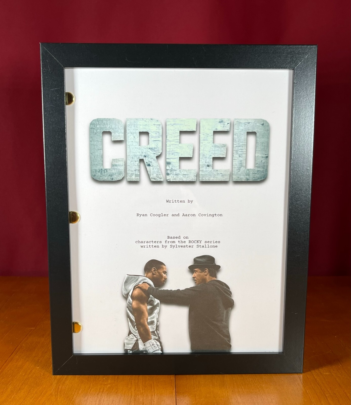 Creed Script- 118 Pages Long- Full Script Reprint- Creed Movie- Rocky Balboa