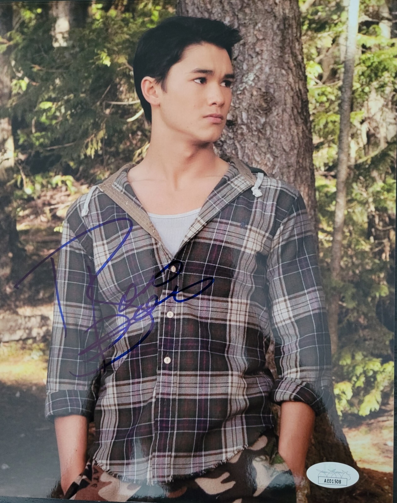Booboo Stewart signed 8×10 photo Seth Clearwater The Twilight Saga JSA coa