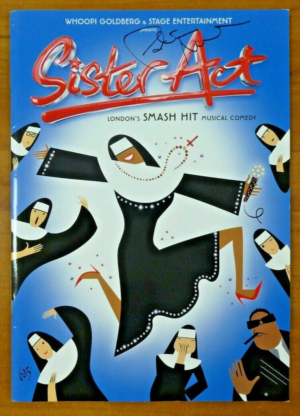 Sister Act Hand Signed Autographed Broadway Show Program