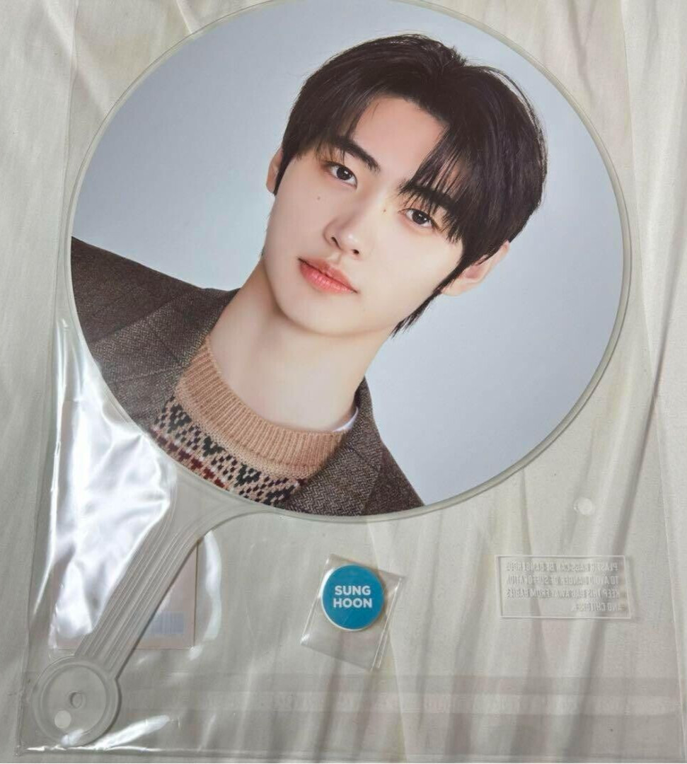ENHYPEN SUNGHOON EN-CONNECT COMPINION Image Picket Paper Fan NEW