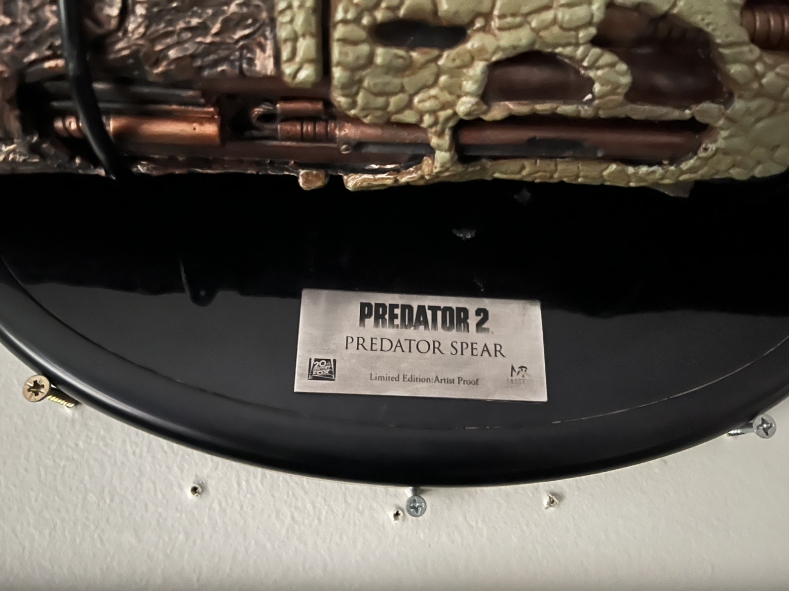 MASTER REPLICAS PREDATOR 2 SPEAR 1:1 SCALE RARE!