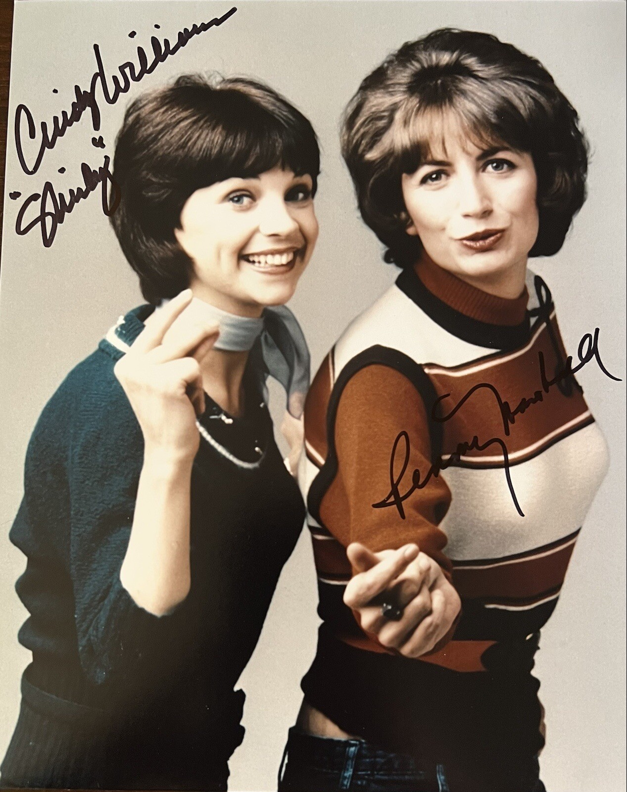 Laverne And Shirley Penny Marshal Cindy Williams signed Autographed Photo 8×10