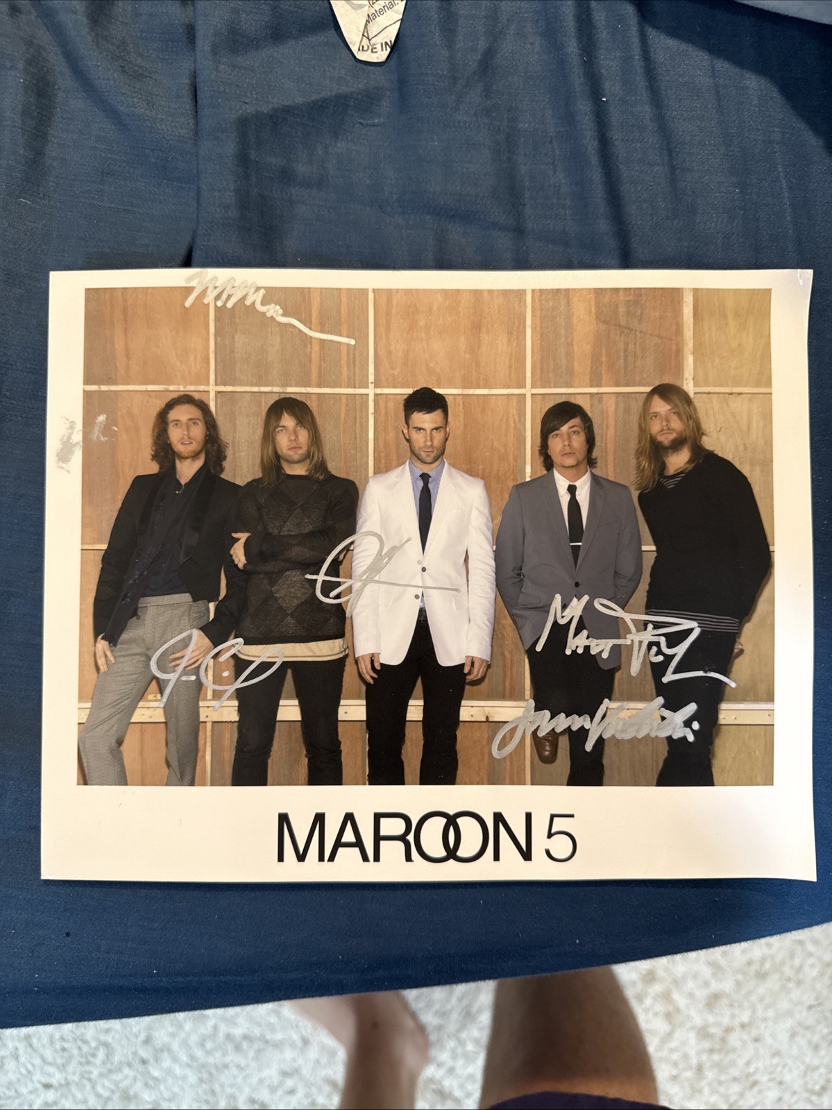 Maroon 5 Autograph Signed 8×10 Print Authentic