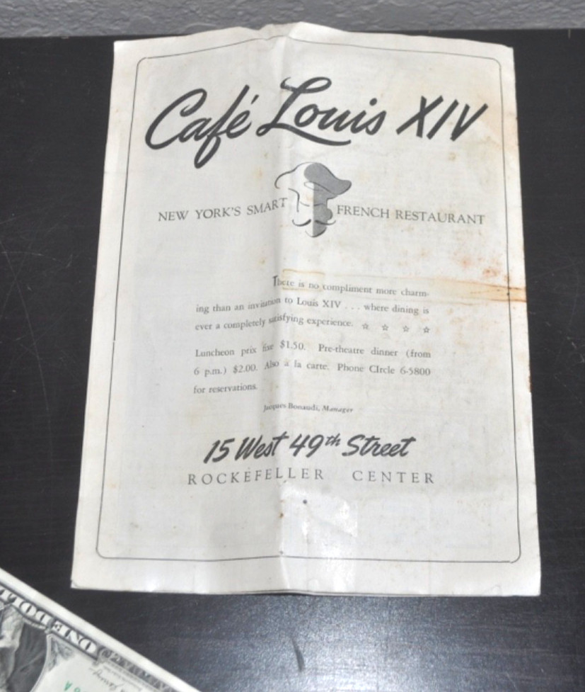 Vintage RADIO CITY MUSIC HALL. 1941 SHOWPLACE Magazine Program. Rockettes. Lydia