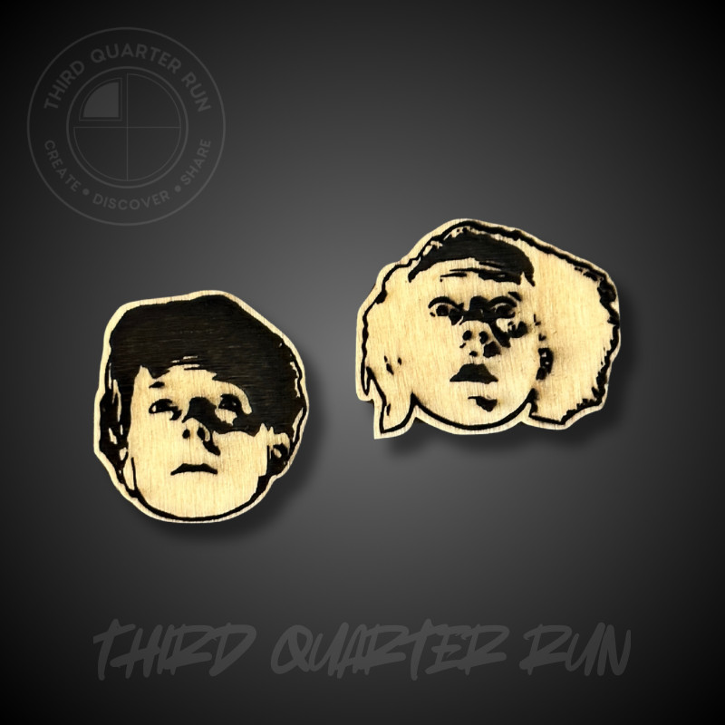 Back to the Future Marty McFly & Doc Brown Magnet Set Hill Valley