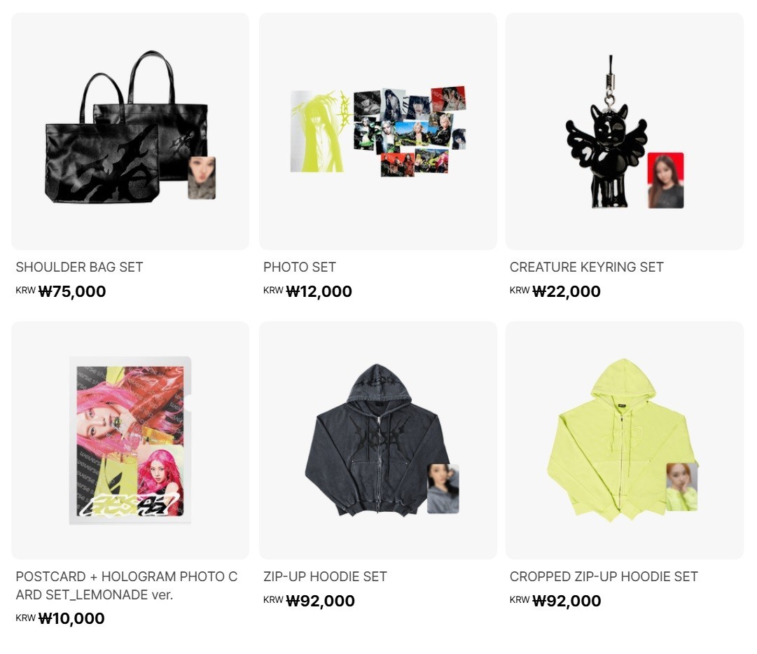 [Presale] aespa WEEK – MAKE IT LEMONADE Official Merch.
