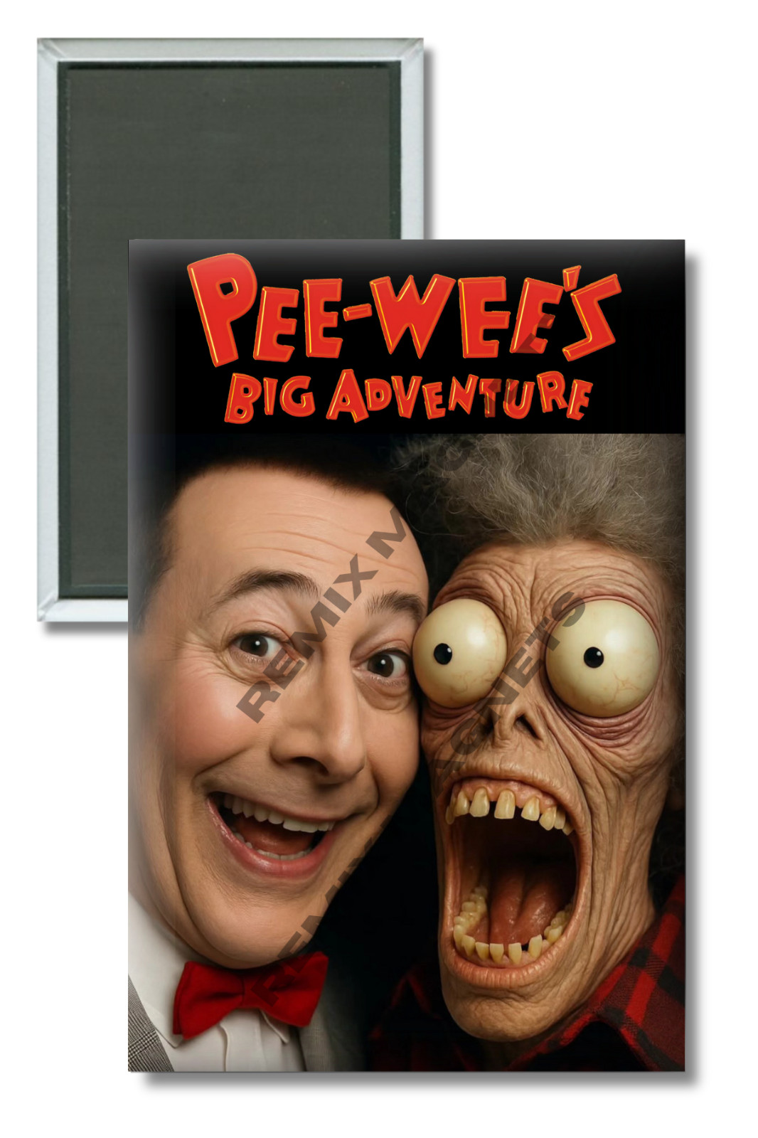 Pee-wee’s Big Adventure 1985 Funny 80’s Movie Poster 2″ x 3″ Refrigerator Magnet