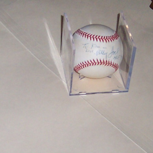 BILLY JOEL HOF 99 signed BASEBALL AUTOGRAPHED No JSA