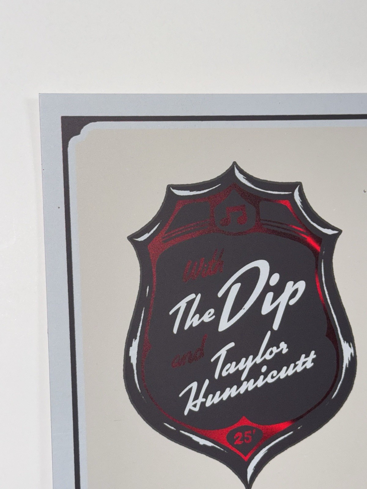The Red Clay Strays Poster Red Rocks CO 9/15/25 Silkscreen #’d Show Edtn *FOIL*