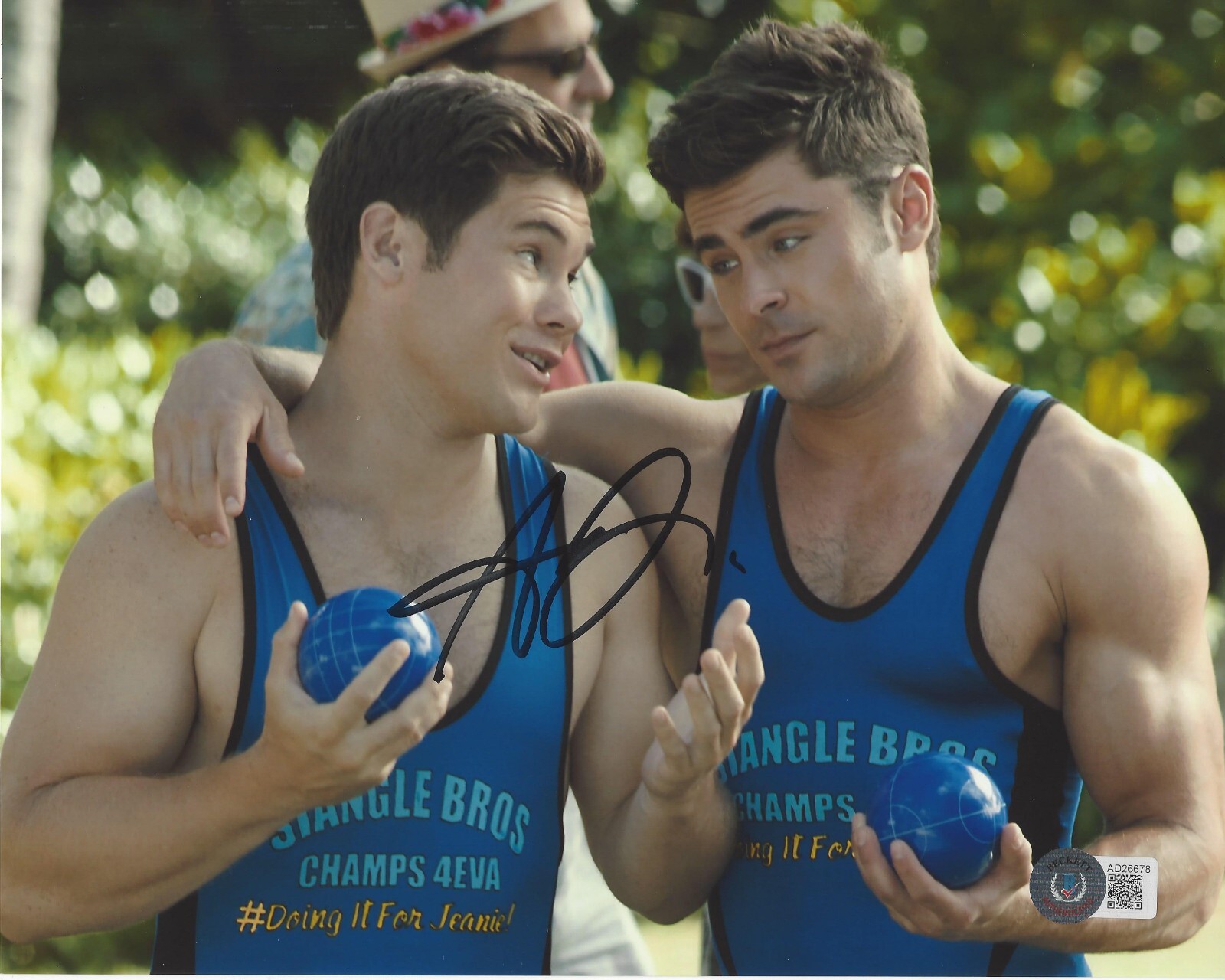 ADAM DEVINE SIGNED ‘MIKE AND DAVE NEED WEDDING DATES’ 8×10 PHOTO BECKETT BAS COA