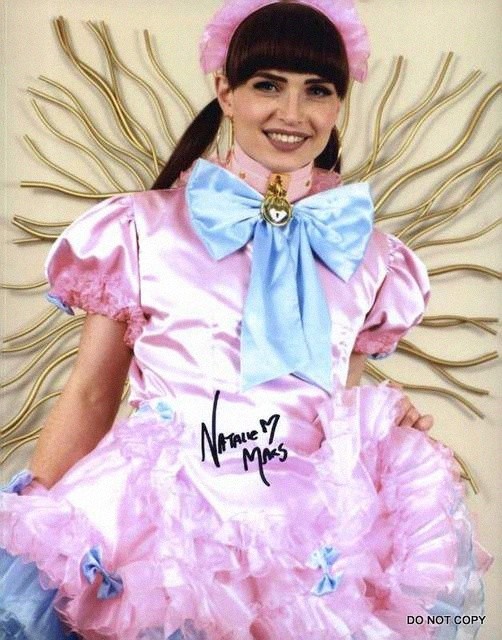 Natalie Mars autographed TS Model RP 8X10 signed Photo RP0218