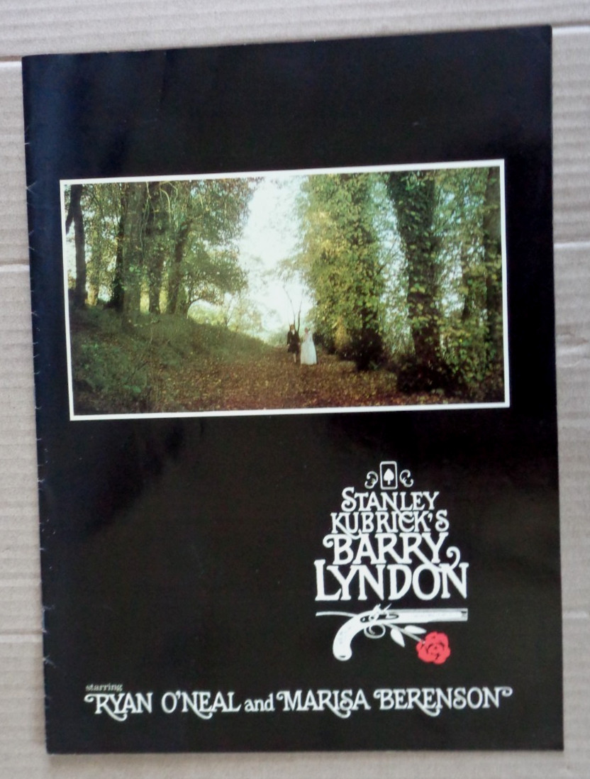 Barry Lyndon 1975 oversize Program Stanley Kubrick Ryan O’Neal Marisa Berenson