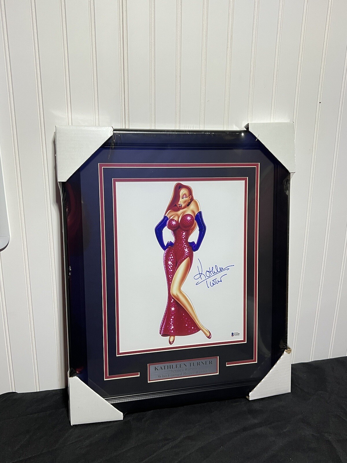 Kathleen Turner Signed and Framed 11×14 Photo “Who Framed Roger Rabbit?” Beckett