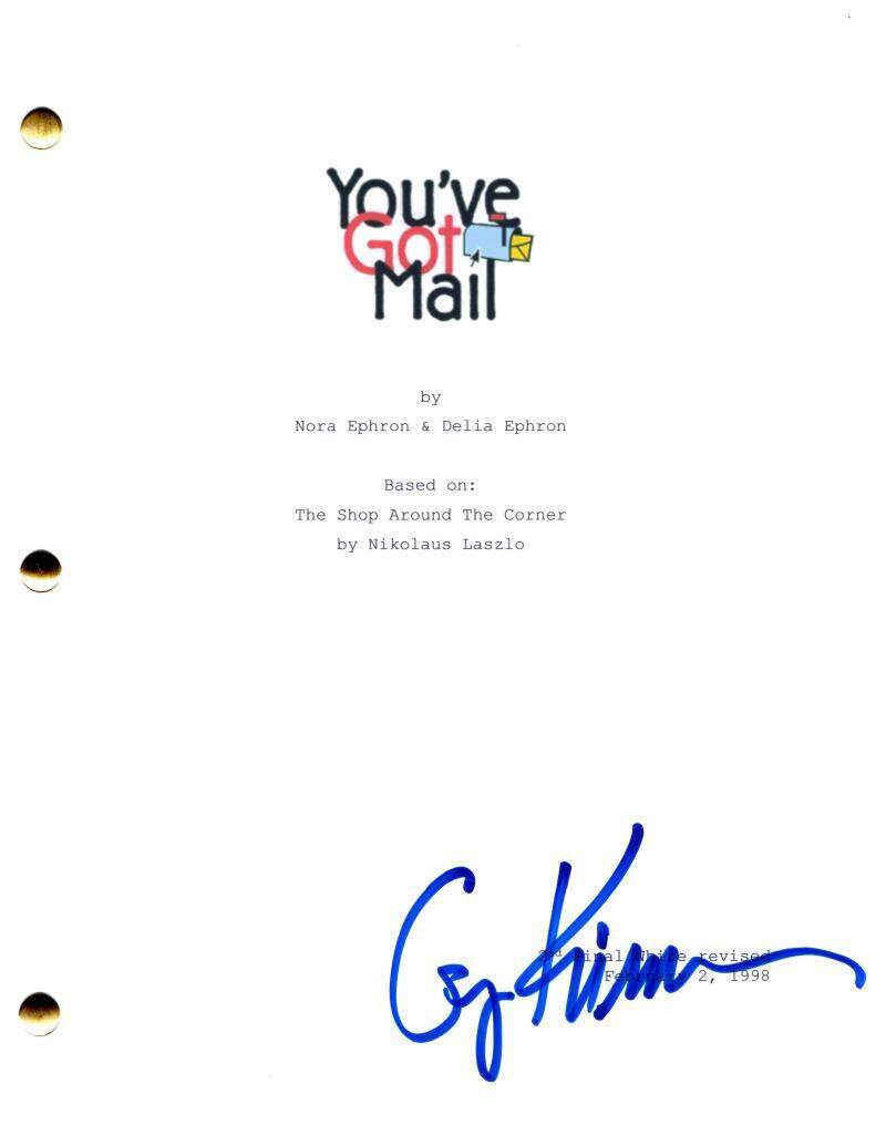 Greg Kinnear Signed Autograph You’ve Got Mail Full Movie Script Screenplay