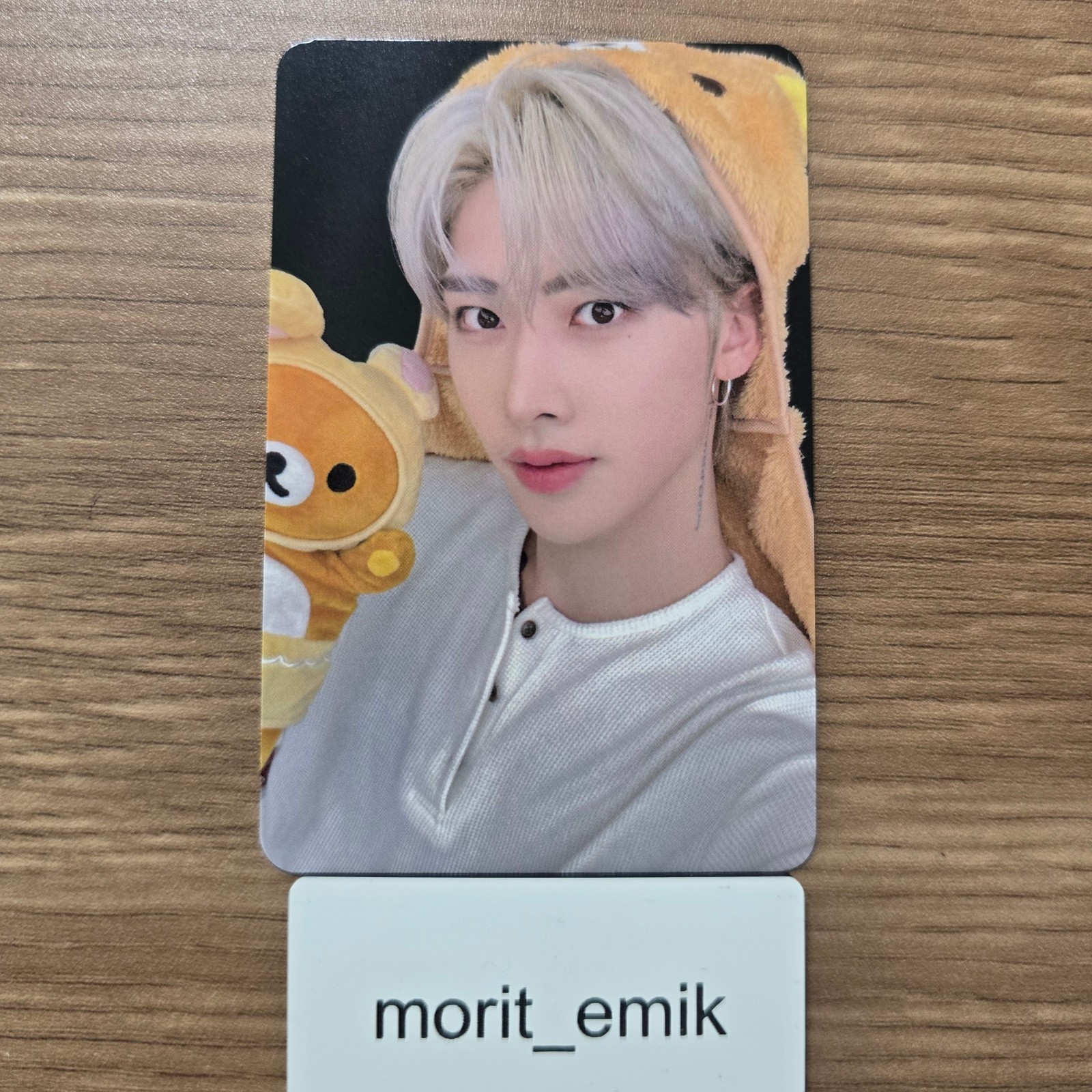 RICKY AND2BLE Sequence 01: Curiosity beatroad Lucky Draw Photo card Rilakkuma