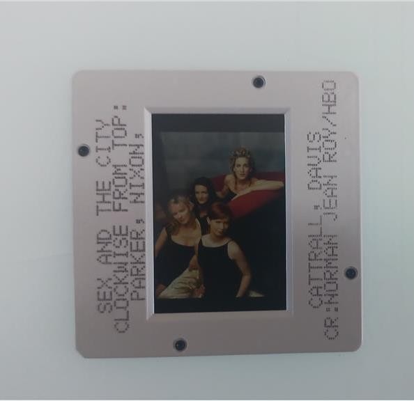 SEX IN THE CITY HBO 1998 PRESS KIT 1 35MM SLIDE PARKER DAVIS CATTRALL NIXON